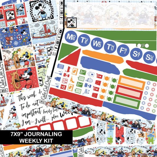 Steamboat Willie #347 || Journaling Sheets