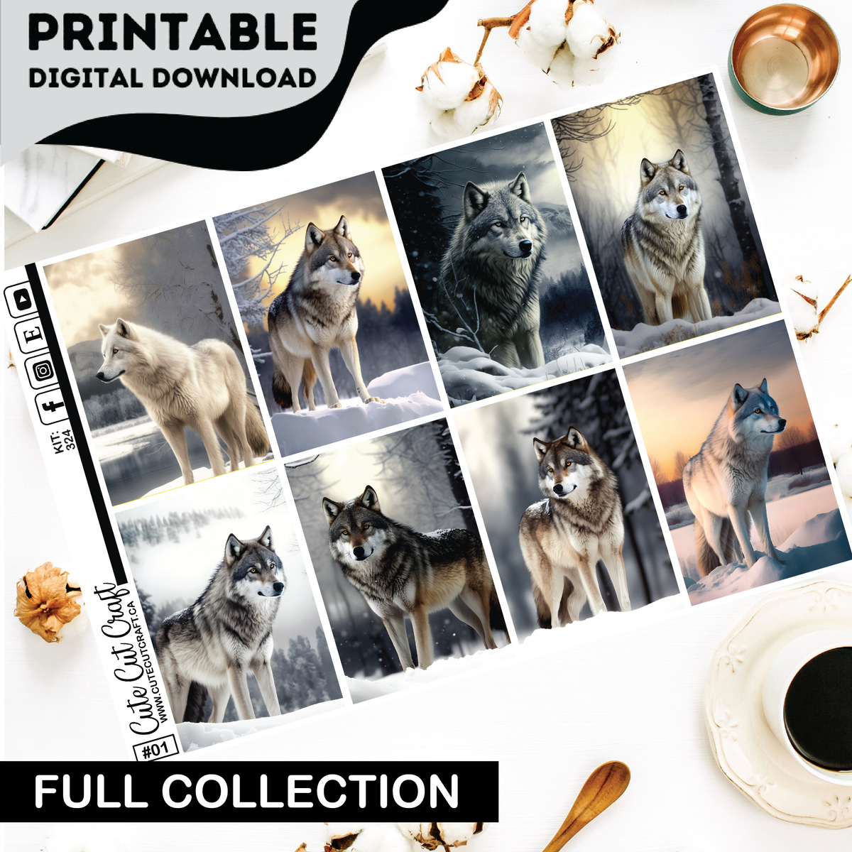 Winter Wolf #324 || Complete Collection [PRINTABLE]