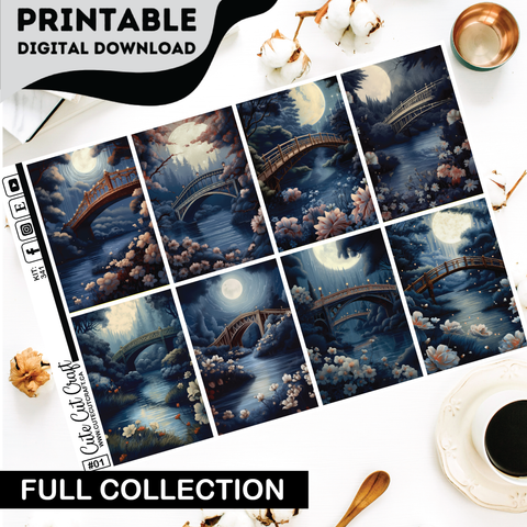 Moonlit Bridges #341 || Complete Collection [PRINTABLE]