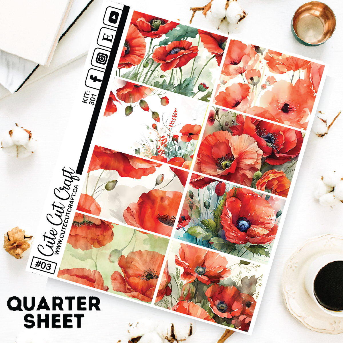 November Poppies #301 || Short Boxes