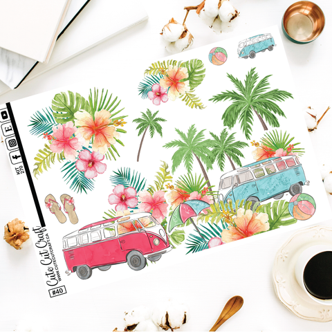 Beach Ride #270 || XL Deco Sheet