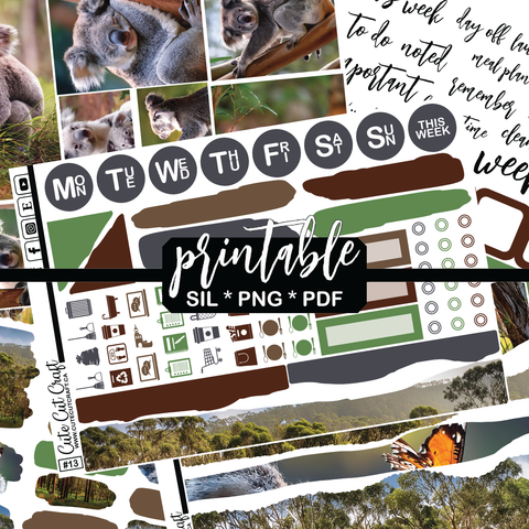 Cute Koala #368 || Journaling Kit [PRINTABLE]