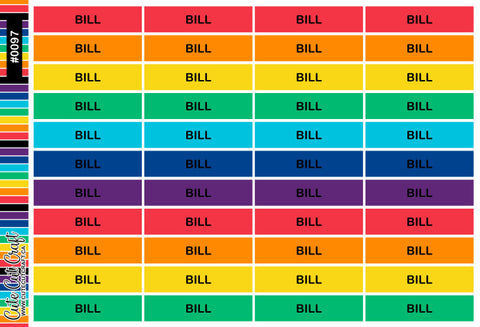 Bill Bar Header || Functional Sheets