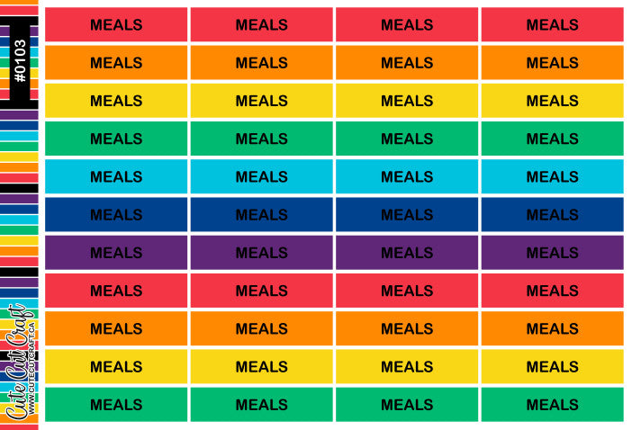 Meals Bar Header || Functional Sheets