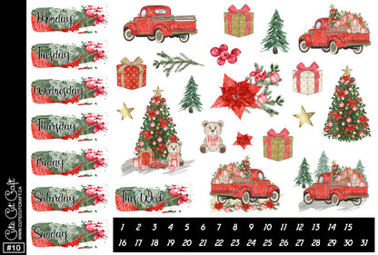 Christmas Truck #151 || Date Covers & Deco