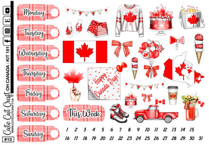 Oh Canada #181 || Date Covers & Deco
