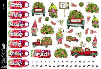 Watermelon #169 || Date Covers & Deco