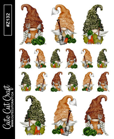 Garden Gnomes || Deco Sheet