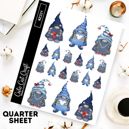 Blue Jean Gnomes 2 || Deco Sheet