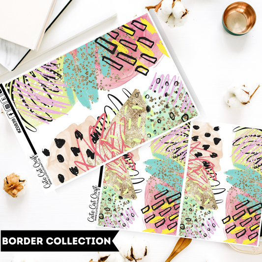 Modern Messy || Border Collection