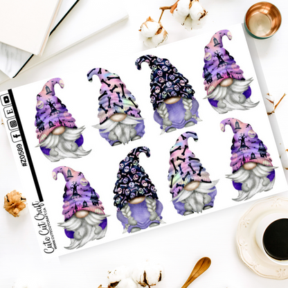 XL Purple Halloween Gnomes