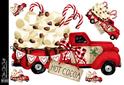 Hot Cocoa Truck || XL Deco Sheet