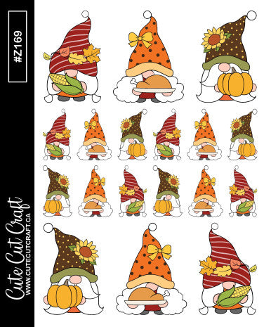 Thanksgiving Feast Gnomes
