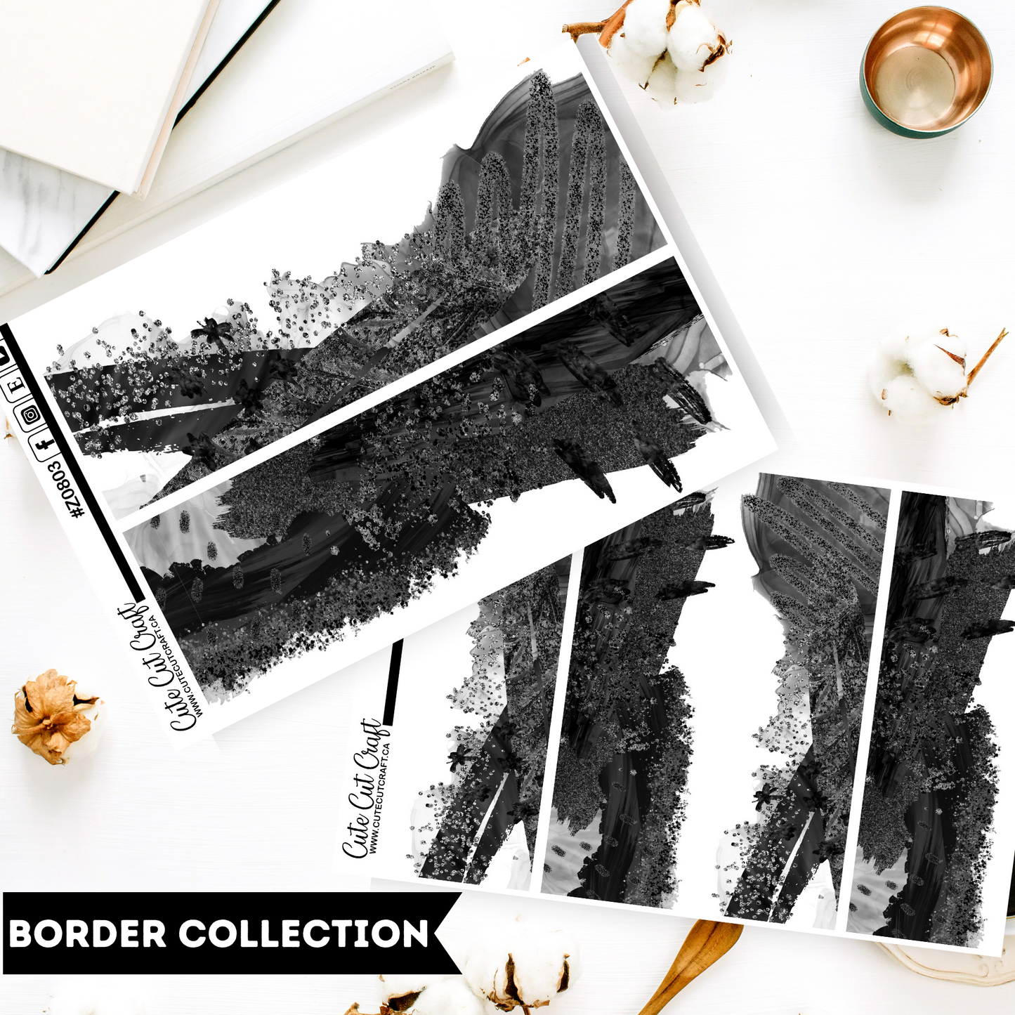 Charcoal || Border Collection
