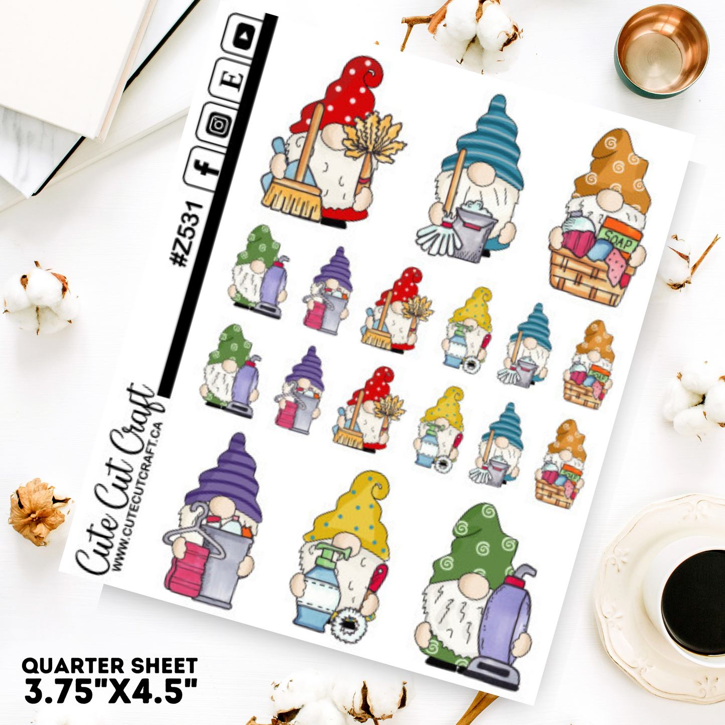 Cleaning Gnomes || Deco Sheet