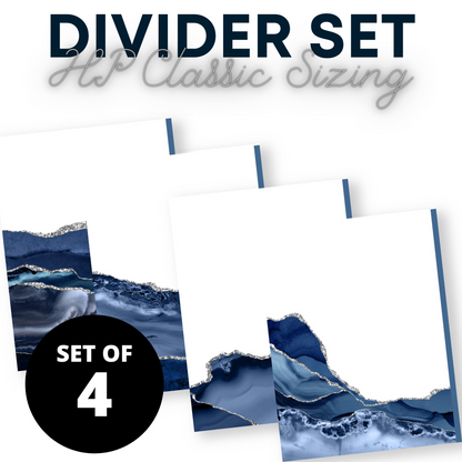 Blue Agate || CHP Planner Dividers