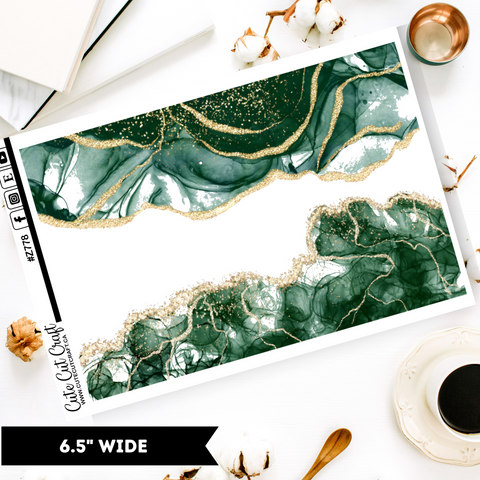 Green Agate || Border Collection