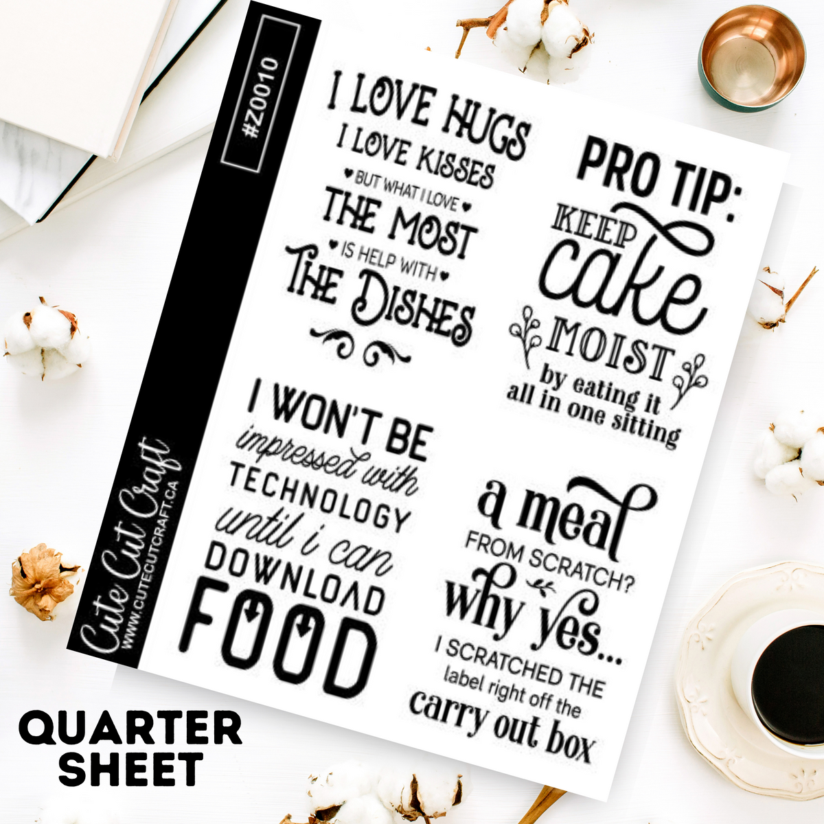 Cooking 1 || Quote Sheet