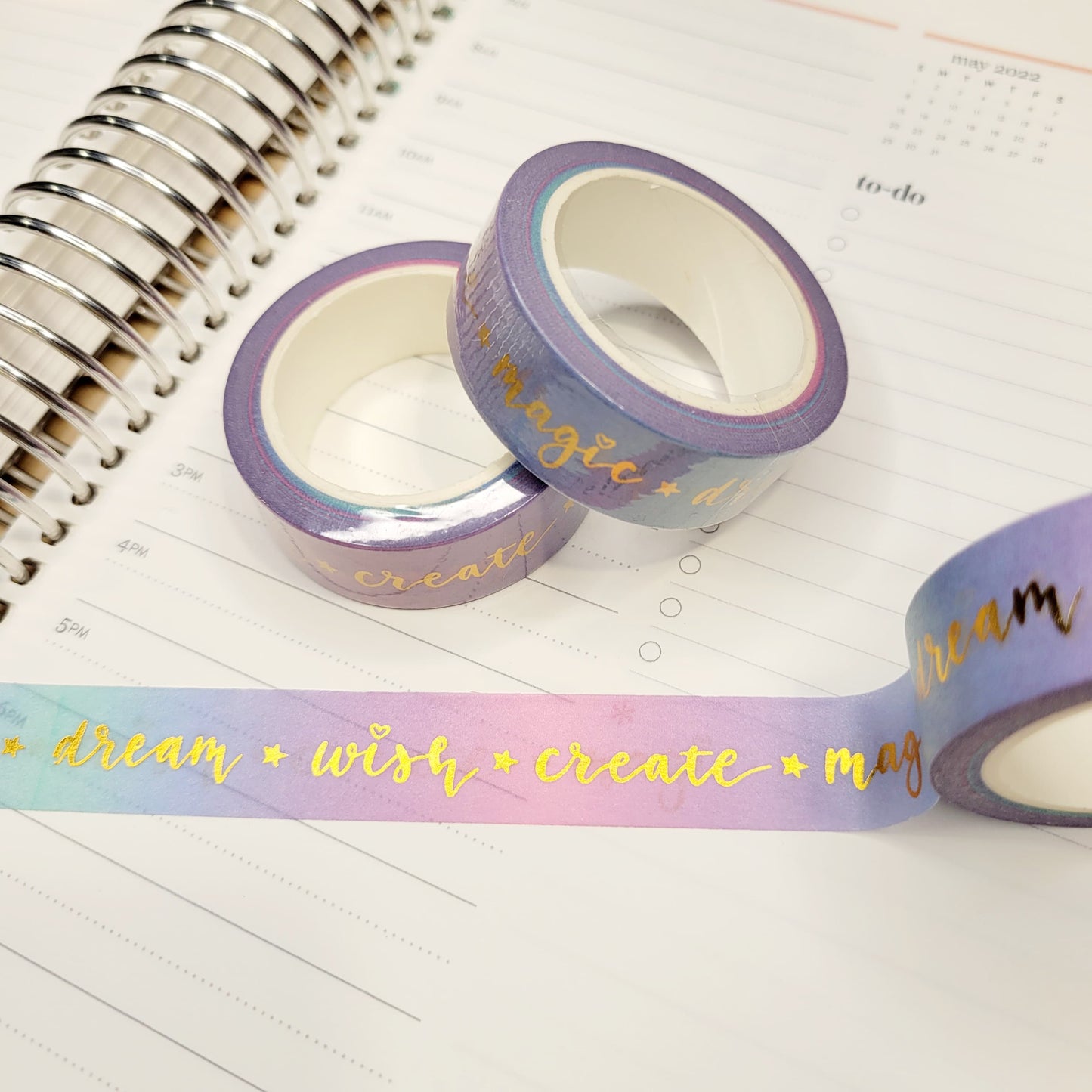 Dream * Wish * Create || Washi Tape
