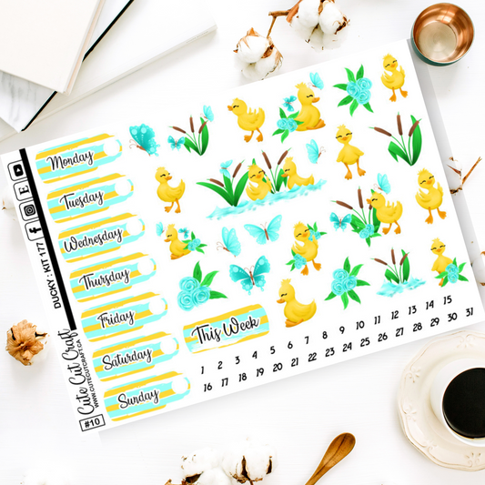 Ducky #177 || Date Covers & Deco