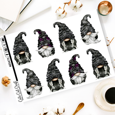 XL Gothic Gnomes || Deco Sheet