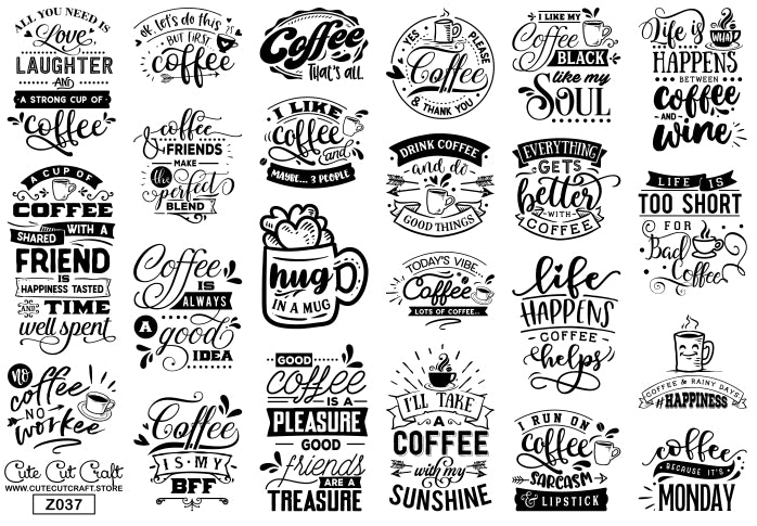 Coffee || Quote Sheet