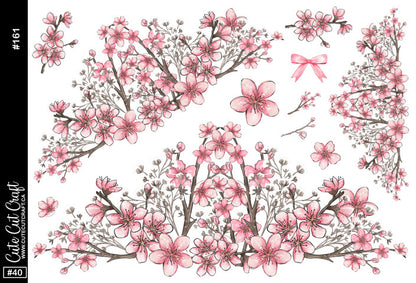 Sakura #161 || XL Deco Sheet