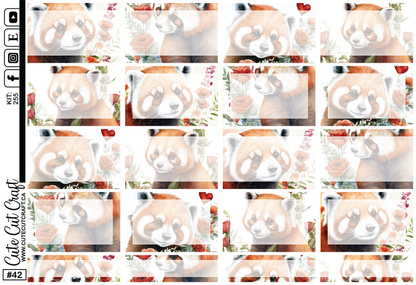 Panda Love #255 || Journaling Sheets