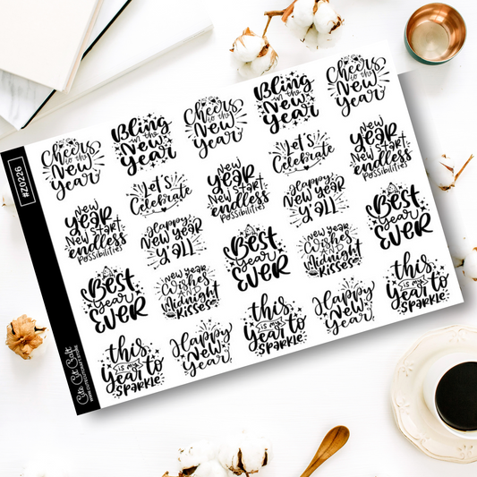 New Year Quotes || Deco Sheet