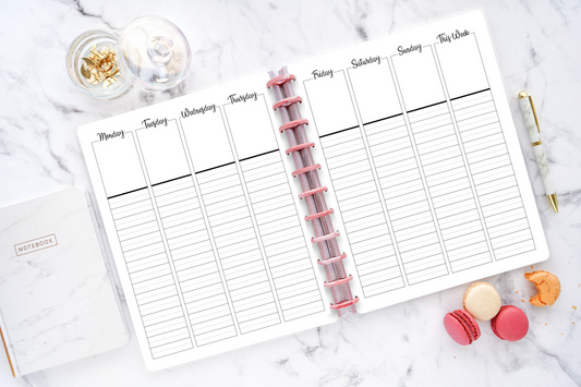Vertical Lined || CHP Planner Inserts