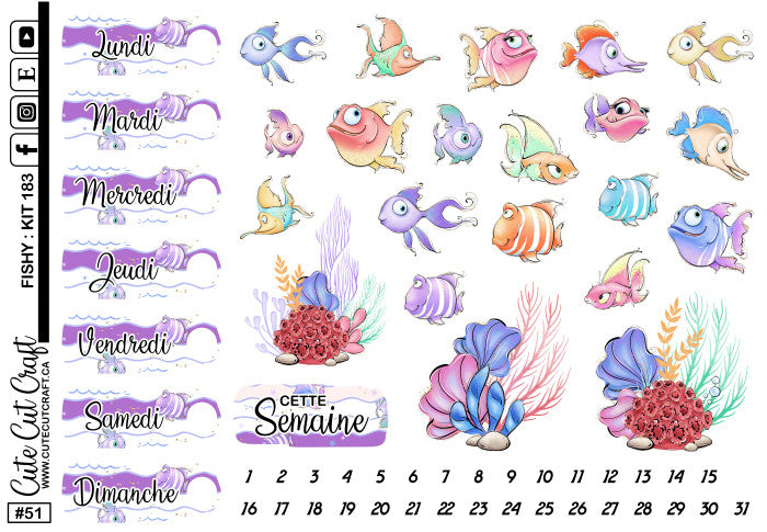 Fishy #183 || Date Covers & Deco
