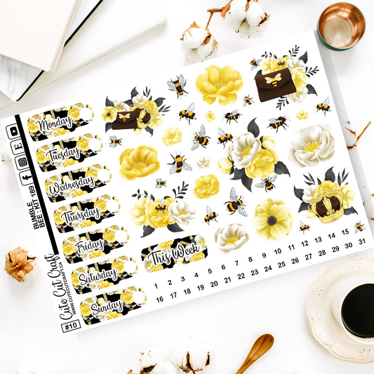 Bumble Bee #189 || Date Covers & Deco