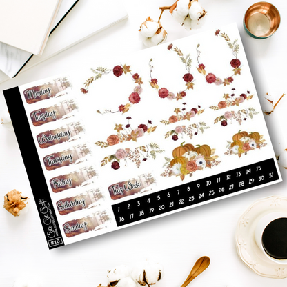 Cozy Fall #140 || Date Covers & Deco