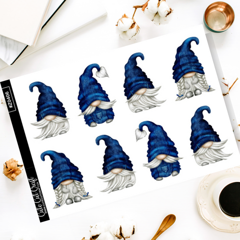 XL Denim Gnomes || Deco Sheet