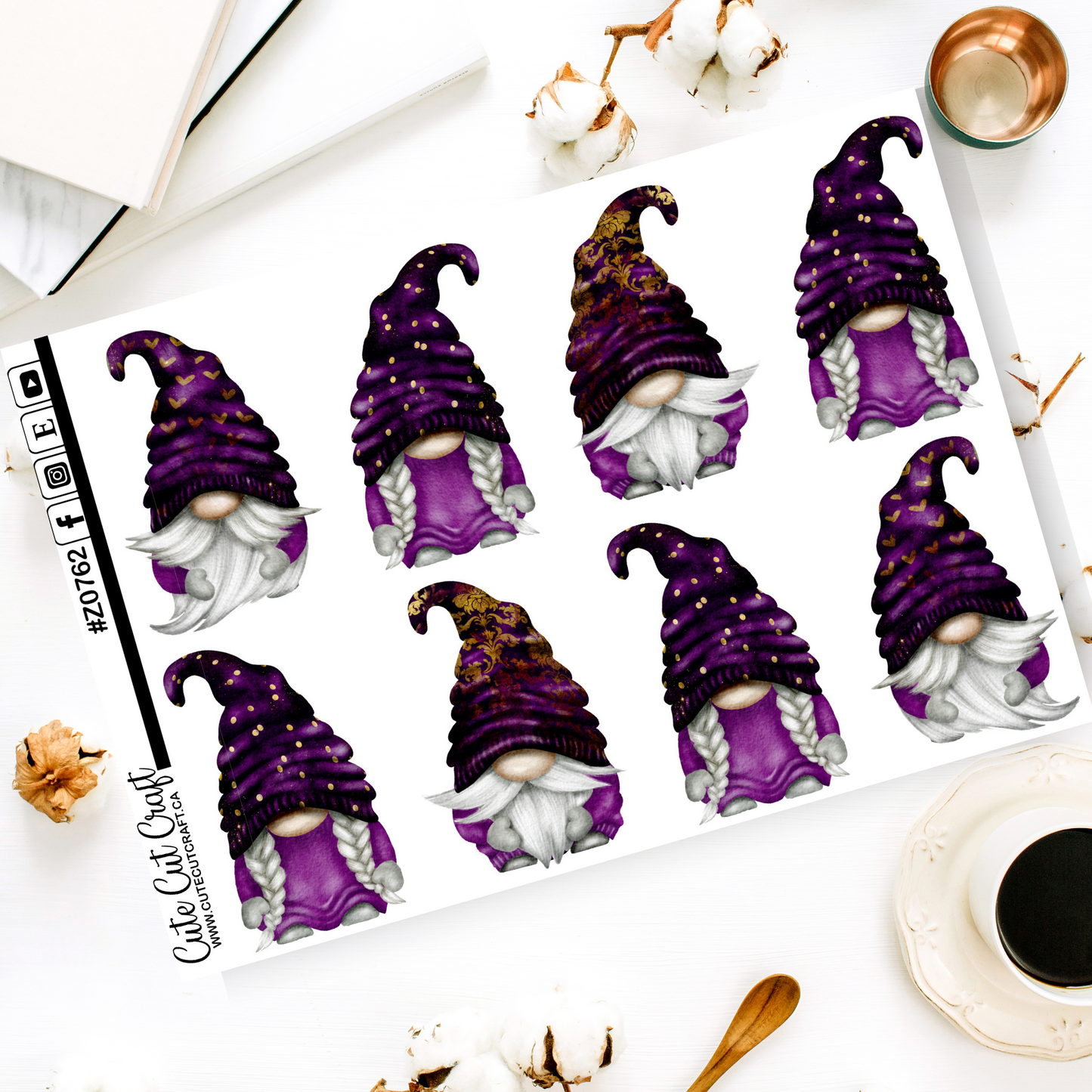 XL Purple Burst Gnomes