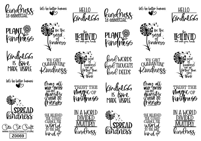 Kindness || Quote Sheet
