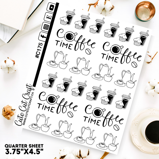 Coffee Doodles || Planner Paige 2000