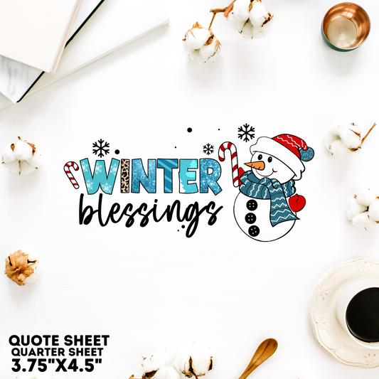 Winter Quote Sheet 18