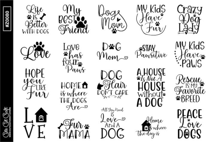 Dog Mom || Quote Sheet