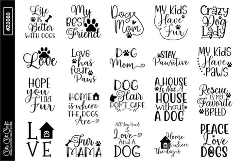 Dog Mom || Quote Sheet