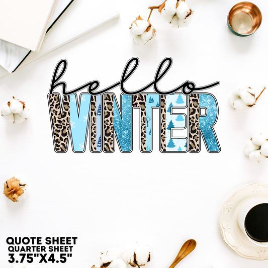 Winter Quote Sheet 6