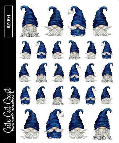 Denim Gnomes || Deco Sheet