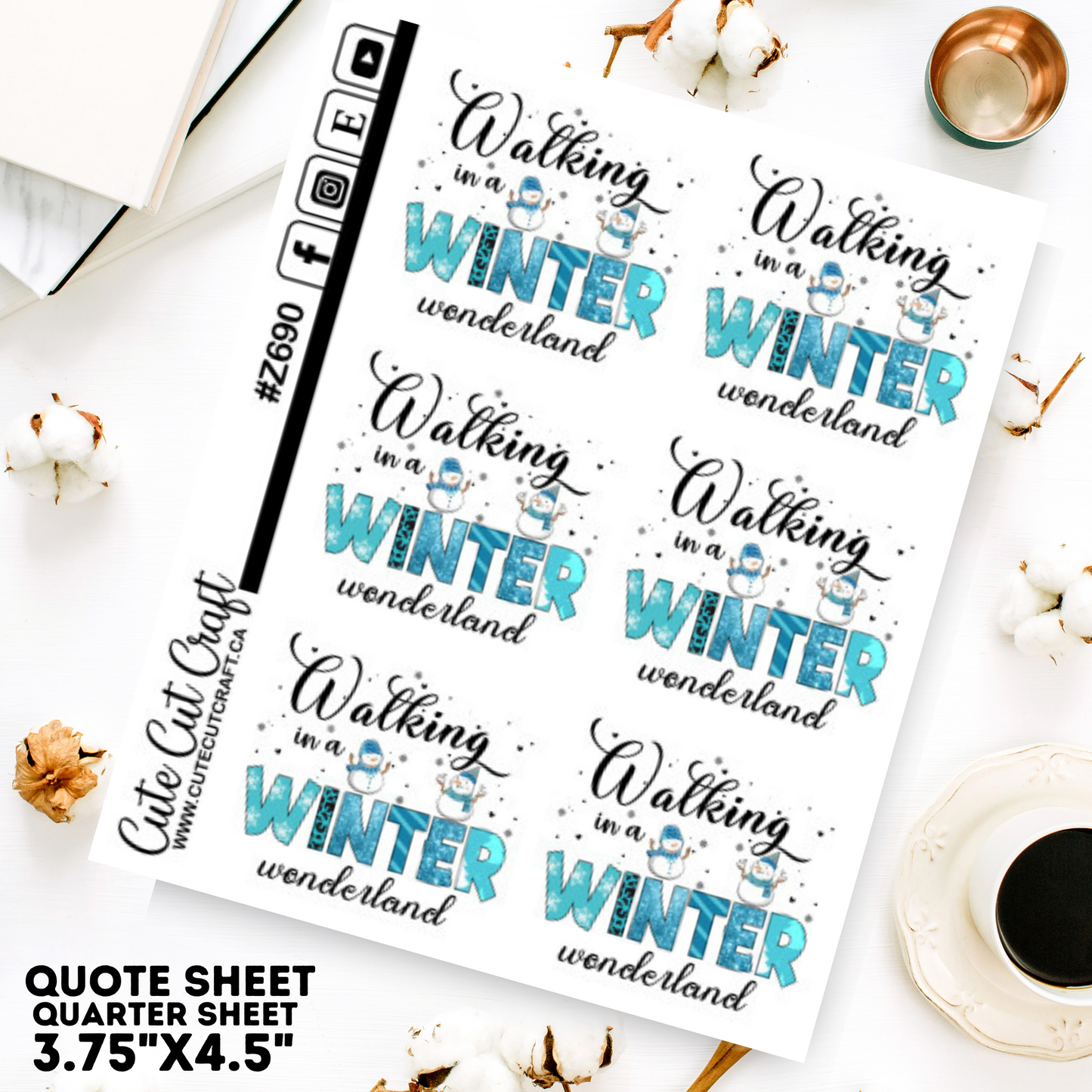 Winter Quote Sheet 19