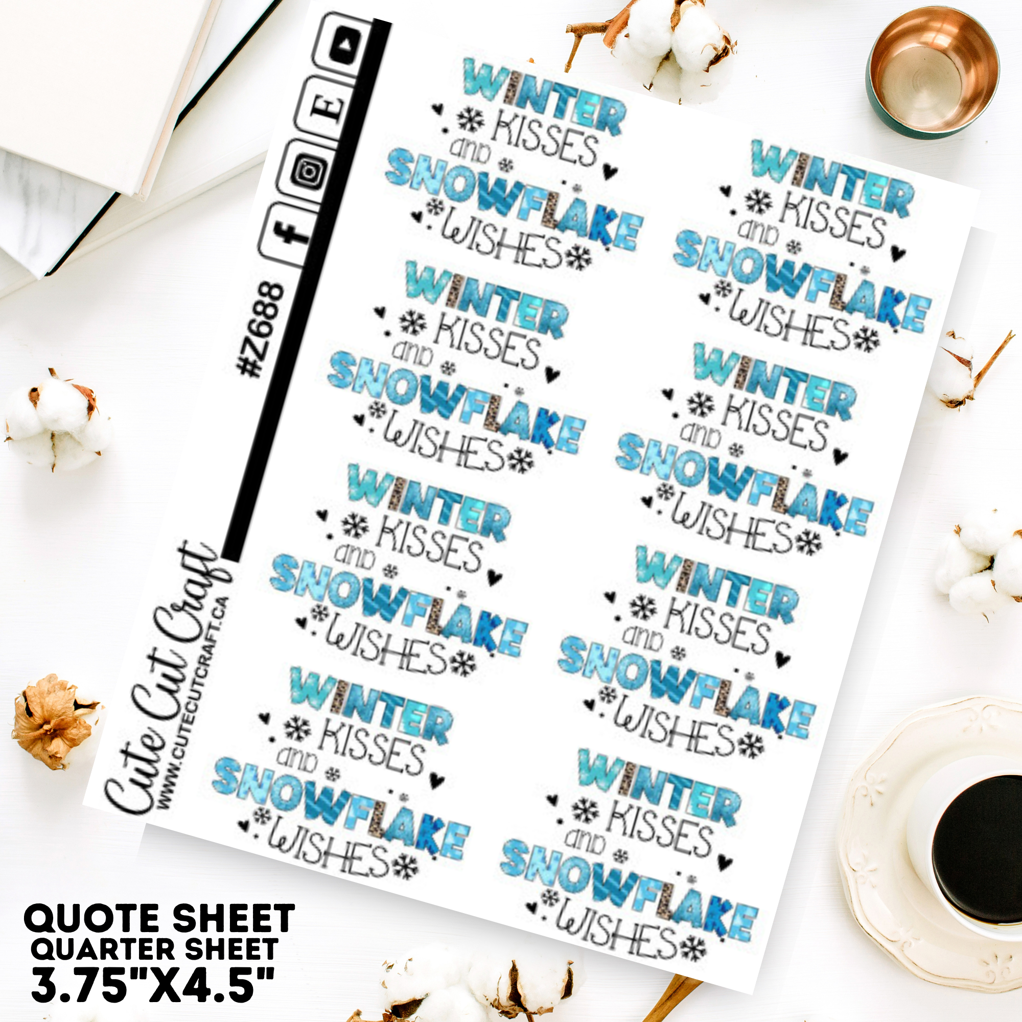 Winter Quote Sheet 17