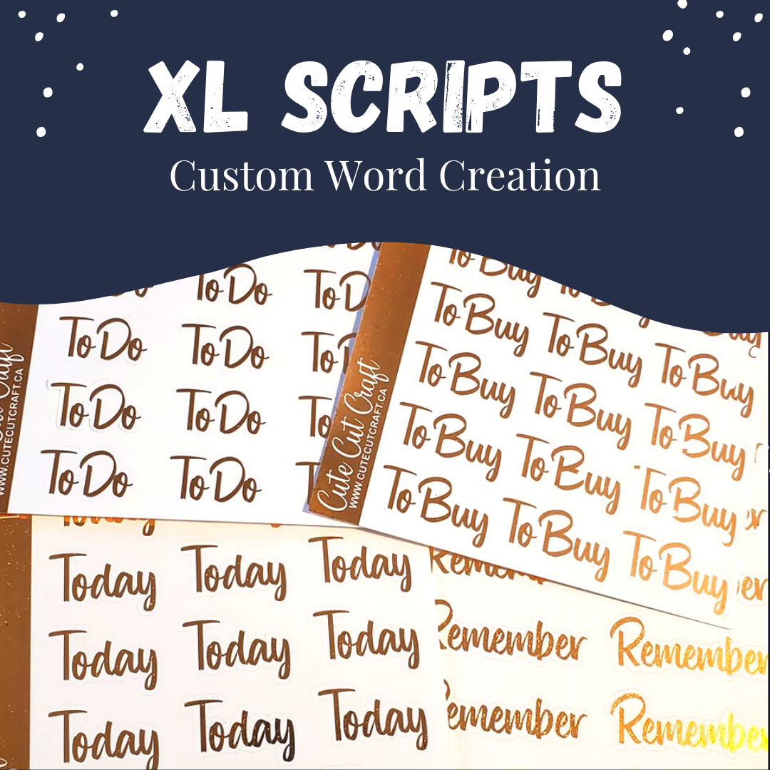 Custom Creation || XL Foiled Scripts