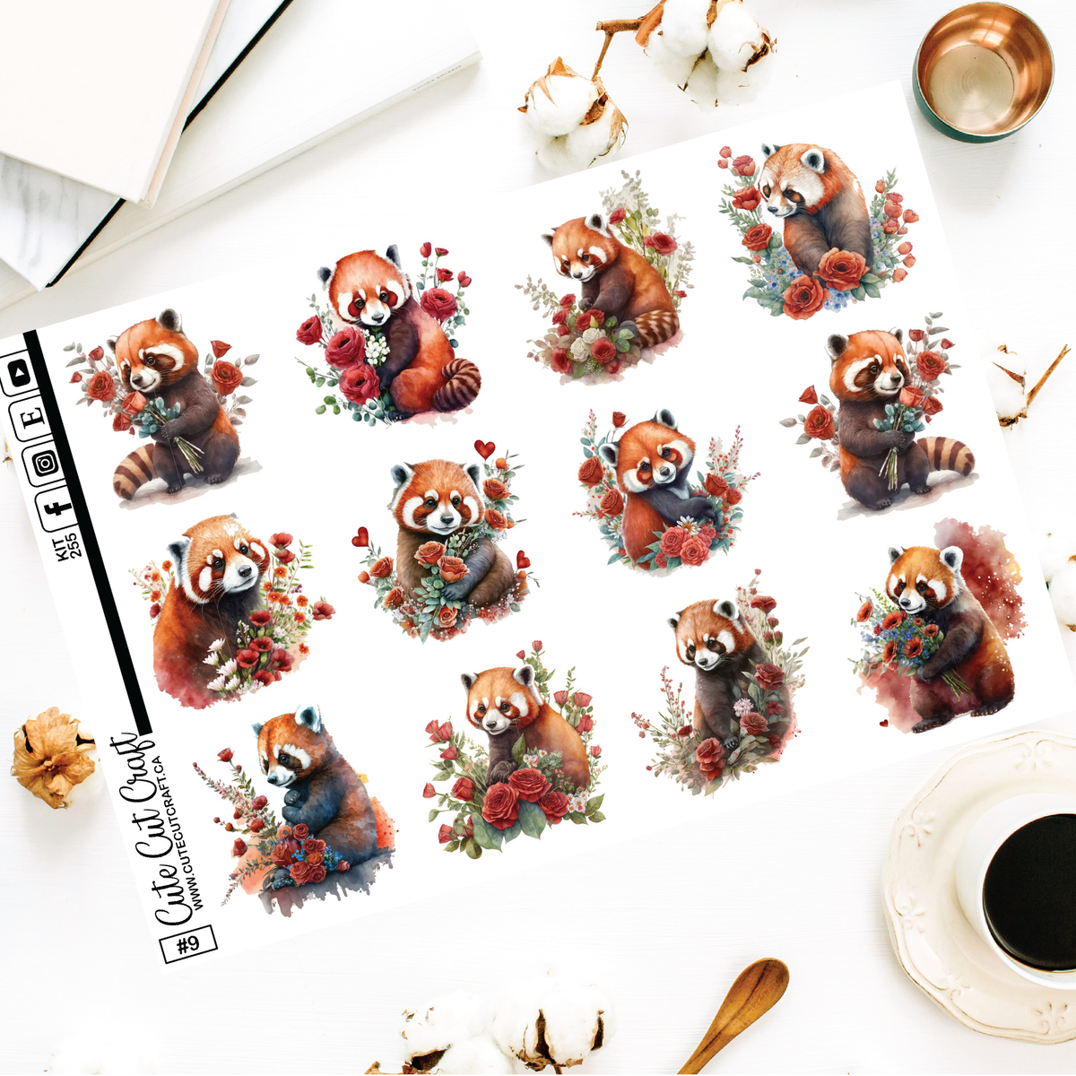 Panda Love #255 || Deco