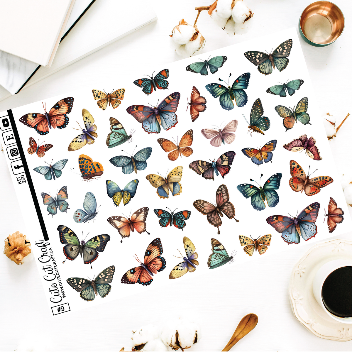 Butterfly Garden #250 || Deco