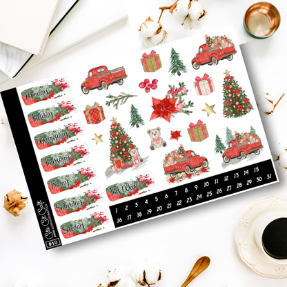 Christmas Truck #151 || Date Covers & Deco