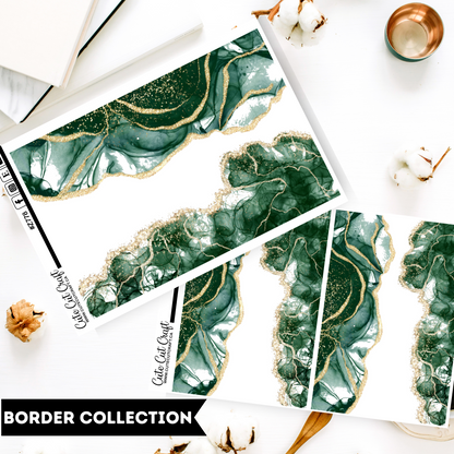 Green Agate || Border Collection