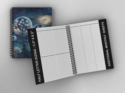 Dandelion Daily 6 Month || Half Letter Planner
